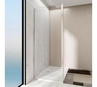 700mm Chrome Framed Shower Side Panel, 5mm Tempered Safety Glass Bathroom Glass Panel for Shower Enclosure