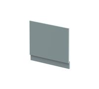 700mm Edge/Power Straight End Bath Panel & Plinth - Matt Coastal Grey