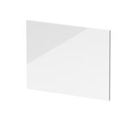 Balterley Bath End Panel 700mm, MDF End Bath Panels White, Straight Bathroom Panels for Bathtub, Water Resistant Panel Covering for Bathroom Baths and Soaking Tubs (White)