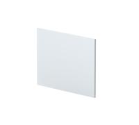 700mm L Shape Square Reversible Bath End Panel - Satin White