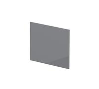 700mm Square MDF Reversible Shower Bath - Gloss Cloud Grey