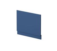 700mm Straight Reversible Bath End Panel & Plinth - Satin Blue