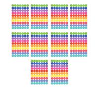 700Pcs Colorful Sticker 19mm Round Adhesive Label Decorative for Scrapbooking Photo Album Planner
