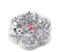 700Pcs Googly Eyes Self Adhesive Wiggle Eyes,Safety Eyes for Crochet Toys Face Stickers for DIY Crafts Scrapbooking Art Projects Doll Making & School Activities,Craft Supplies Kit 7 Sizes (4-12mm)