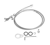 700R4 Kickdown Cable for Transmissions, Braided Design, 60.6in Length - Durable Plastic Construction, Easy Installation, Fits Pontiac