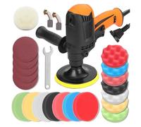 700W / 980W Car Polisher Machine Electric Grinding Automotive Adjustable Speed Sanding Waxing Tools for Beginners DIY use(Type 2)