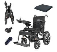 700W dual motor all-terrain electric wheelchair, enjoy freedom and ease of travel, portable folding + remote control operation, 20Ah battery with a range of 20 miles, thickened seat cushion, stable lo