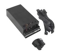 700W High-Efficiency Gaming Power Supply, Compact 1U Thermal Control & Full Modular Design for Desktop/Server PCs Metal Housing Power Unit