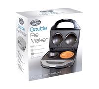 700W Non Stick Twin Savory Pies Sweet Pie Maker Crimping Edge and Pastry Cutter