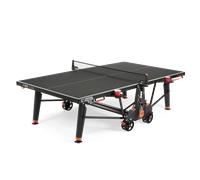 Cornilleau - 700X Outdoor Table Tennis Table and Functional - Ping Pong Table with 8mm Melamine Resin Top - Foldable - Weatherproof - Durable - Black or Blue