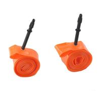 700x18 32C Innertube Set for Road Biking, 28g Ultralight with Presta Valve, 2pcs for Efficient Cycling (45mm)