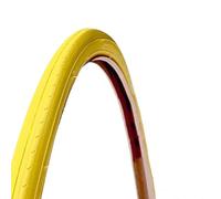 700x23c Yellow Road Tire Safety-Visible Sidewall 700/23c Low Rolling Resistance 700 23 c for Road Commuter High-Alert Bicycle(Tire)