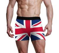 702 Mens Boxers Shorts Union Jack British Flag Waist Underwear Vintage Boxer Briefs Breathable Men'S Underwear For Gift, Dad, Man XL