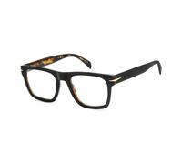 7020Flat WR7 Eyeglasses, unisex, Eyewear by David Beckham, Glasses, Brown, 51 MM, Accessories 51 MM