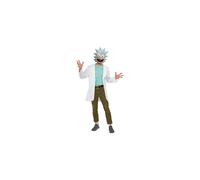 703124L Adult Rick Costume Morty Fancy Dress, Men, As Shown, Large