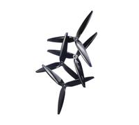 7040 7X4X3 7 Inch 3-Blade PC Matial Propell For Drone Propulsion System Dynamically Balanced 4PCS(4Pcs - Black)