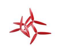 7040 7X4X3 7 Inch 3-Blade PC Matial Propell For Drone Propulsion System Dynamically Balanced 4PCS(4Pcs - Red)