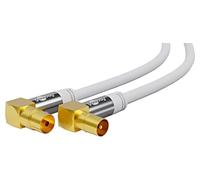 70450 cable 10m PVC white 75Ω operation: 4K, full HD 1080p, UHD 2160p Goobay