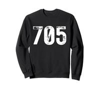 705 Area Code Sudbury ON Mobile Telephone Area Code 705 Sweatshirt