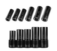 70700 Tap Socket Set, Magnetic Socket Adapter for Tap and Die Use, Fits Metric and Standard Taps, Compatible with 1/2" and 1/8" NPT Taps Made to M.C.T.I. Standards