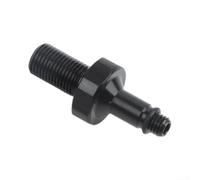 7075 Aluminium Bike Rear Shock Adapter Tool 4. for 3g 7075 Aluminium | Connects pump to shock valve, fits IFP piston, essential for rear shock for service, for durable alloy build(Black)