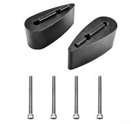 7075 Aluminum Alloy For TT Handlebar Spacers for Aero For Bars, For Bike Stem Risers to Increase 5/10/20/40mm Height, Cycling Extension Shims with Bolts, Black, Sold as Pair(20mm)