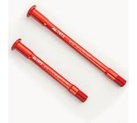 7075 Aluminum Thru Axles 34g Lightweight Pair Designed for Giant For TCR PP Revolt Langma For liv Road Bicycle Compatibility (red)