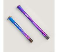 7075 Aluminum Thru Axles 34g Lightweight Pair Designed for Giant For TCR PP Revolt Langma For liv Road Bicycle Compatibility (colorful)