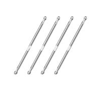 7075-T6 Alloy Upper Link Bar Set For LO-SI 1/8 LMT 2.0 Grave Digger(SILVER)