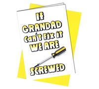 #708 BIRTHDAY CARD or FATHERS DAY Grandad Cant Fix It ADULT HUMOUR Funny Rude Fast Delivery By: Close to the Bone