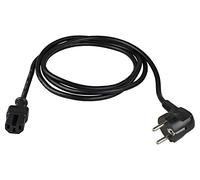 70873 cable 3G1mm² rubber 2m with grounding black 10A 230V IP20 AS SCHWABE