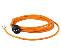 70908 Cable 3G1.5mm² CEE 7/7 (E/F) plug, PUR cables 5m orange AS SCHWABE