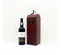 70cl Dow's Trademark Finest Reserve Port in a Wooden Replica Antique Keepsake Chest - Gift Ideas for Mum, Valentines, Mothers Day, Birthday, Anniversary, Corporate and Business, Dad, Fathers Day, him, her