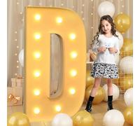 70cm-2.3ft Giant LED Light Up Numbers 0-9, Mosaic Marquee Light Up Sign Letters A-Z, LED Number Lamps for Valentine's Day Birthday Christmas New Year