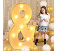 70cm-2.3ft Giant LED Light Up Symbolic &, Mosaic Marquee Light Up Sign, LED Letters Lamps for Valentine's Day Birthday Christmas New Year
