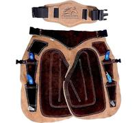 70cm-27" Farrier Apron, Premium Farrier Full Leather Hoof Apron, Real Suede Farrier Tool Apron, Trimmer Chaps Hoof Care, Farrier Men & Women Adjustable Apron