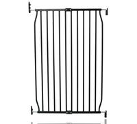 Safetots Extra Tall Eco Screw Fit Baby Gate, Black, 70cm - 80cm, Extra Tall Gate 100cm in Height, Stair Gate for Baby, Screw Fitted Safety Gate, Easy Installation