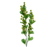 70cm Artificial Green Berry Spray