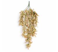 70Cm Artificial Trailing Leaf Spray Stem - Dusty Pink And Cream