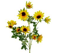 70cm Artificial Yellow Daisy Flower Spray