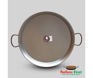 70cm Authentic Spanish Polished Steel Paella Pan