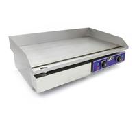 Commercial Electric Griddle Countertop Kitchen Hotplate BBQ Stainless Steel 73cm