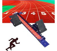 70cm Competition Starting Block, Angle Adjustable Sprinter, With Standard Pedals and Strong Grip, for High Intensity Training, Starting Block