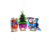 70Cm Festive Infinity Santa Train