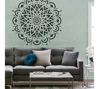 70cm Huge Giant Mandala Indian Arabic Ethnic Round Stencil Stencils for Decor Tile Paint Big Mandala Walls Large Patterns Furniture Niche Wall Template Reusable Pattern Templates Painting