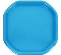 70cm Kids Tuff Tray for Messy Play | Heavy Duty Plastic Activity Tray for Sand, Water & Sensory Play | Children's Play Tray for Crafts, Small World Play, Gardening & Learning Activities, Sky Blue