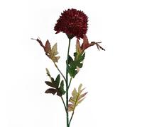 70cm Large Ball Dahlia Artificial Flower Stem Pink