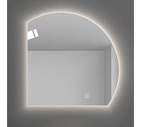 70cm LED Bathroom Wall Mirror Anti-Fog Touch Switch HD Glass Backlit Elegant Design Neutral Light - Perfect for Modern Decor and Daily Use