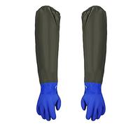 70cm Long Pond Gloves for Cleaning: Extends 30cm to Above your Elbow