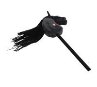 70cm Plush Toy with Soft Sound Comfortable Sound on Pony with Realistic Neighbors for Kids and Children (Black)